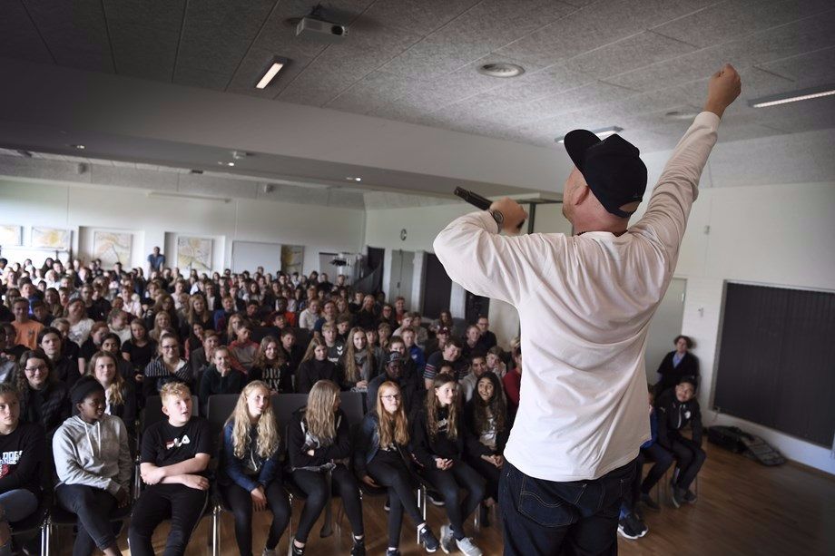 Per Vers besøger Søndre Skole oktober 2017